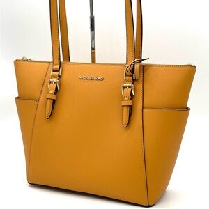 Michael Kors Large Charlotte Tote Bag Cider